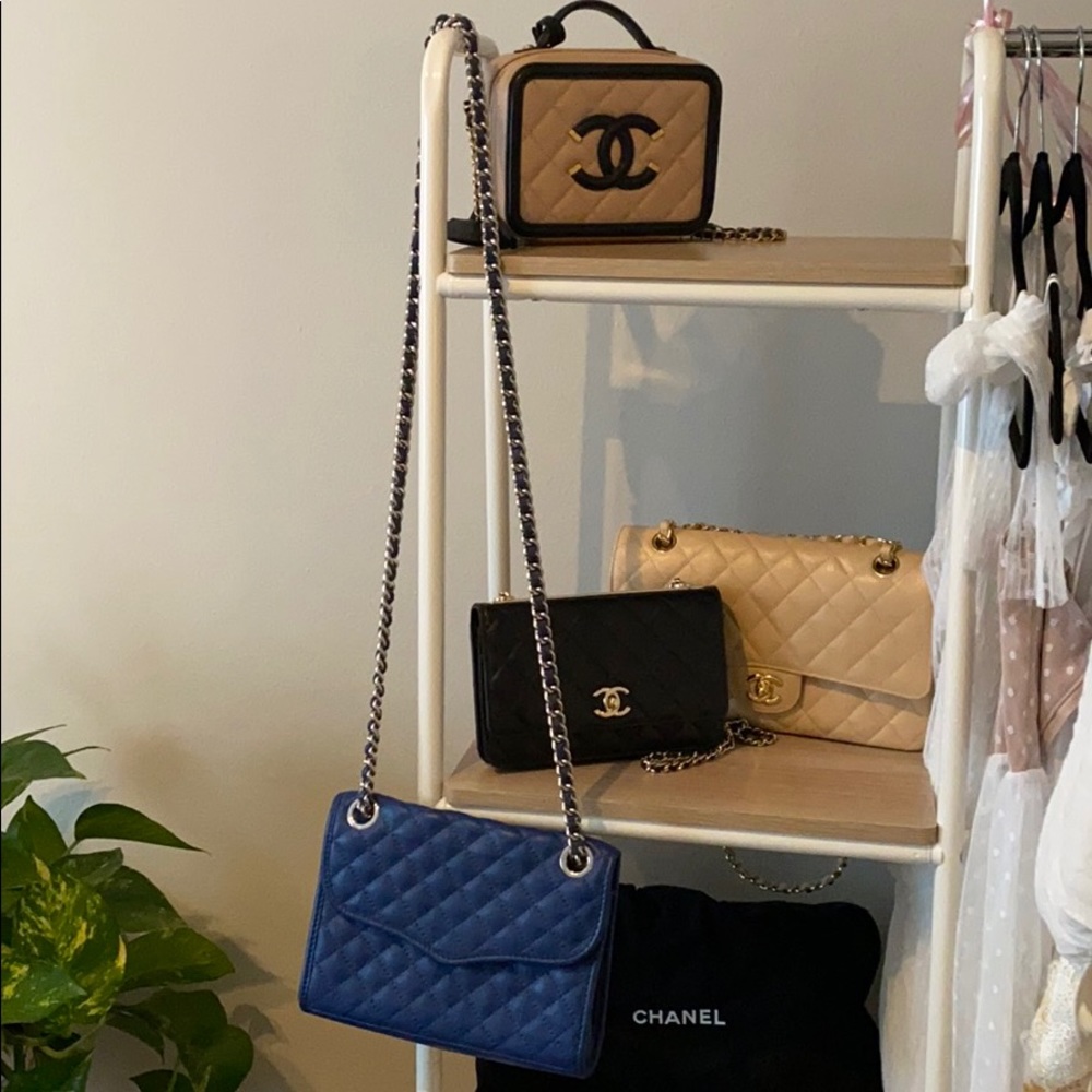 Rebecca Minkoff Blue Quilted Affair small purse - Picture 3 of 7